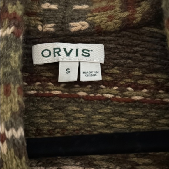 Orvis - Green Patterned Sweater - Picture 3 of 4